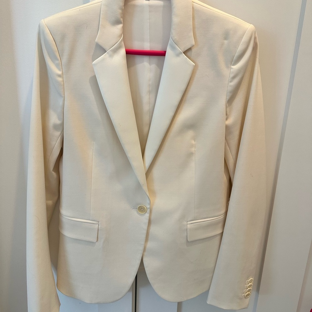 Theory Off White Suit jacket